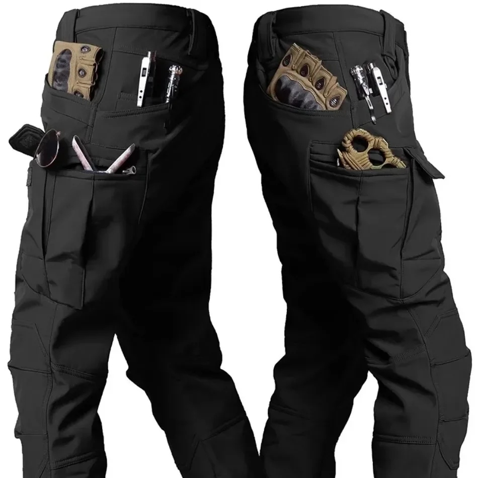 Outdoor Sport Jacket - Pantalon cargo tactique en polaire imperméable