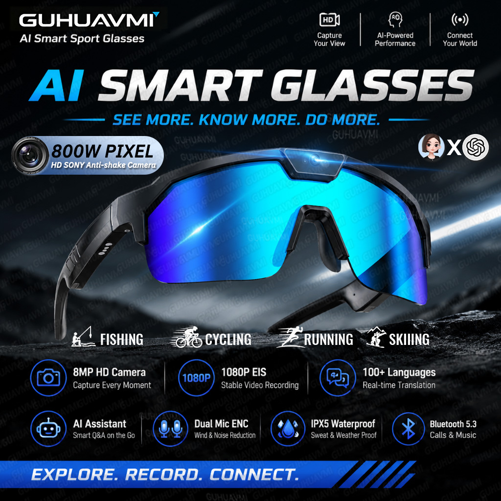 Outdoor Sport Activity - Nouvelles lunettes intelligentes IA pour le