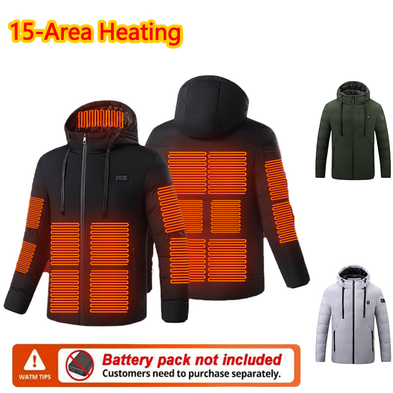 Outdoor Sport Jacket - Veste d'hiver chauffante à 15 zones