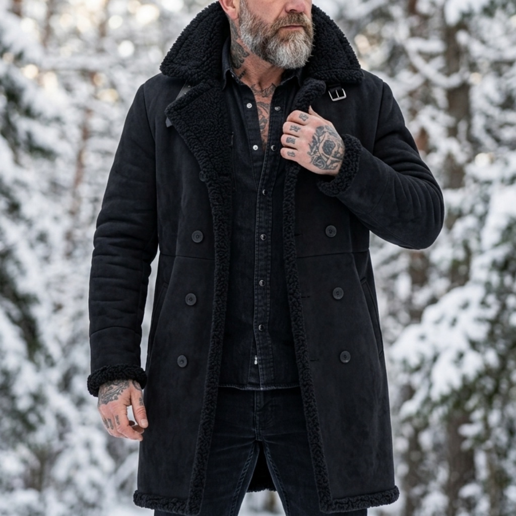 Outdoor Sport Jacket - Veste d'hiver pour homme en faux