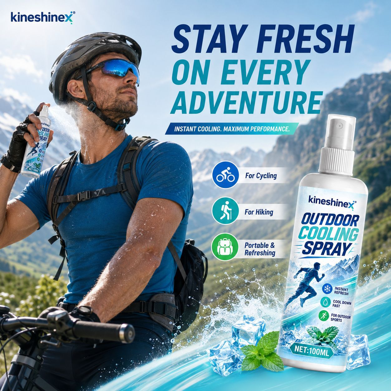 Spray Rafraîchissant Extérieur - Outdoor Sport Activity avis et prix