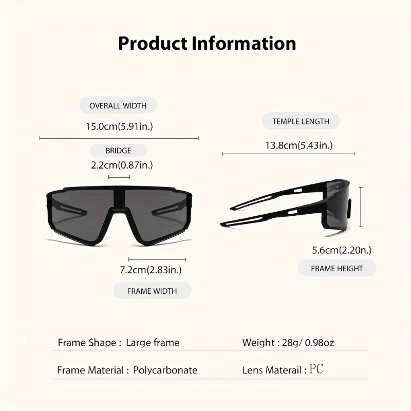 2 paires de lunettes de cyclis - Outdoor Sport Activity avis et prix